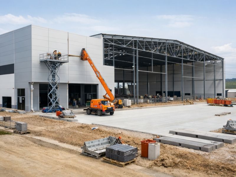 Los proyectos de obra civil para naves industriales
