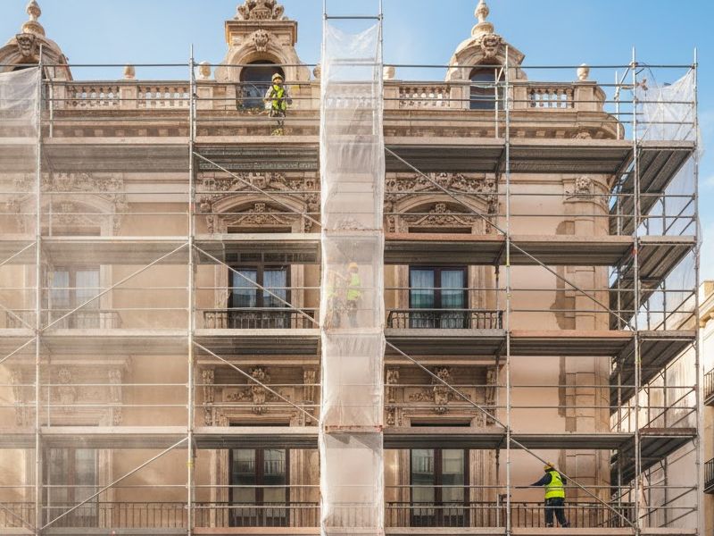 Servicio de restauración de fachadas en Valencia